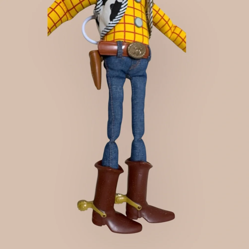 Toy Story Andy Sheriff Woody Talking Figure  With Pull String England Disney - Picture 4 of 6